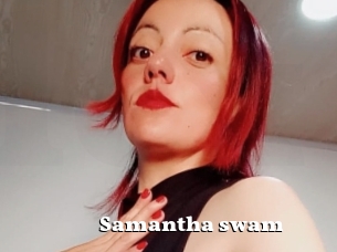 Samantha_swam